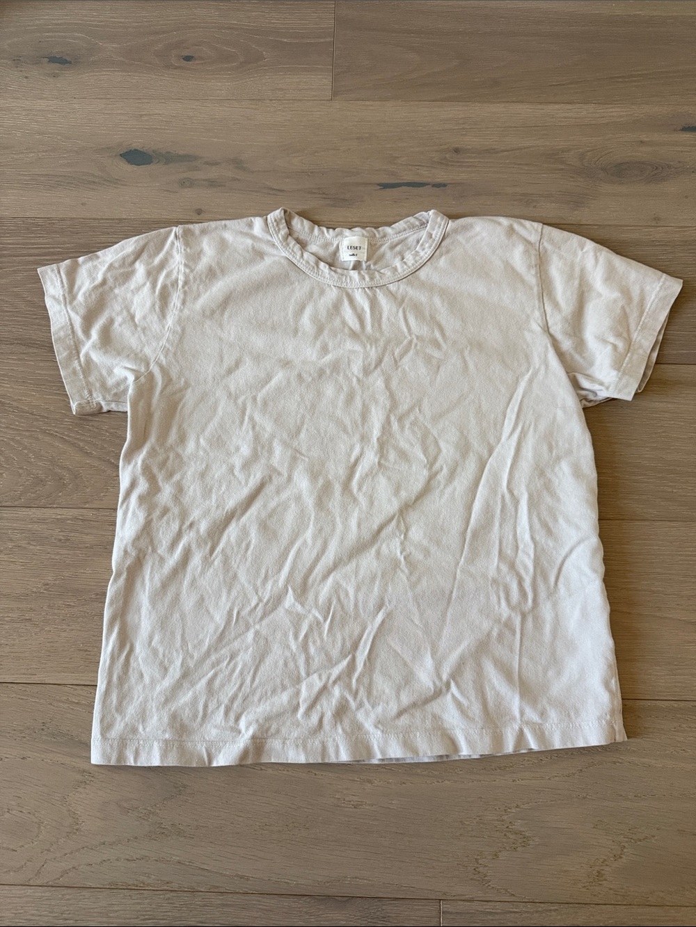 Leset Margo cream Crewneck Tee